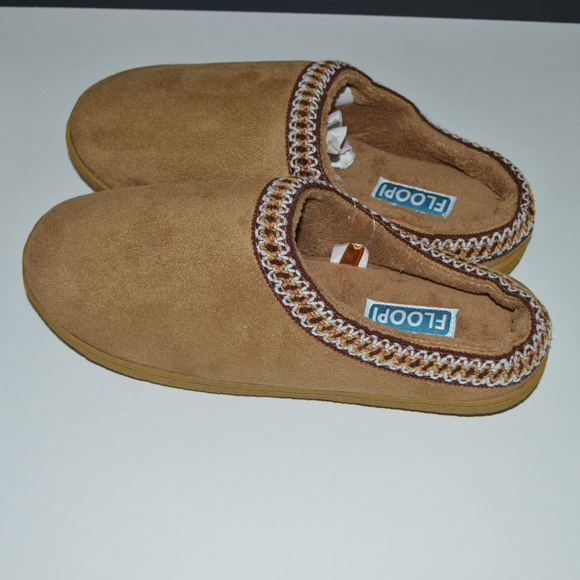 Floopi Shoes - Floopi Womens Aztec Clog Slipper Caramel  XL 11-12